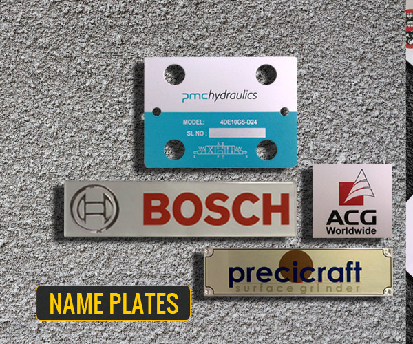 Name Plate Manufacturers